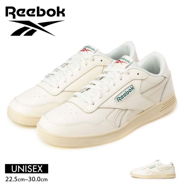 リーボック スニーカー ローカット コートスニーカー 靴 シューズ 通勤 通学 レトロ 白 ホワイト...