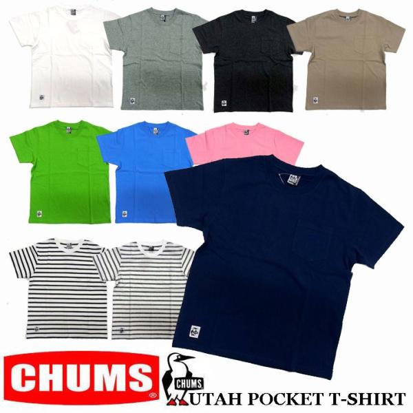 チャムス CHUMS チャムス　ポケット付き　Ｔシャツ CH01-1328
