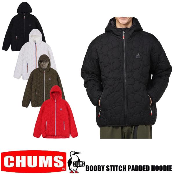 CHUMS Booby Stitch Padded Hoodie   チャムス ブービーステッチパテ...