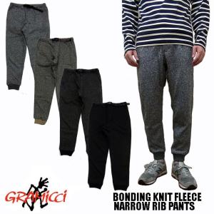 グラミチ GRAMICCI フリース ナロー リブ パンツ  GUP-16F018