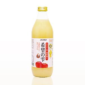 青森の味！りんごジュース希望の雫 品種ブレンド 瓶1000ml×6本 目安