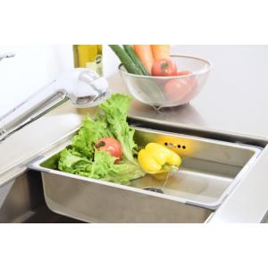 シゲル工業　ミニシンク ステンレスボウル　ボウル　シンク内レールに乗せてご使用頂けます JSシンク ...