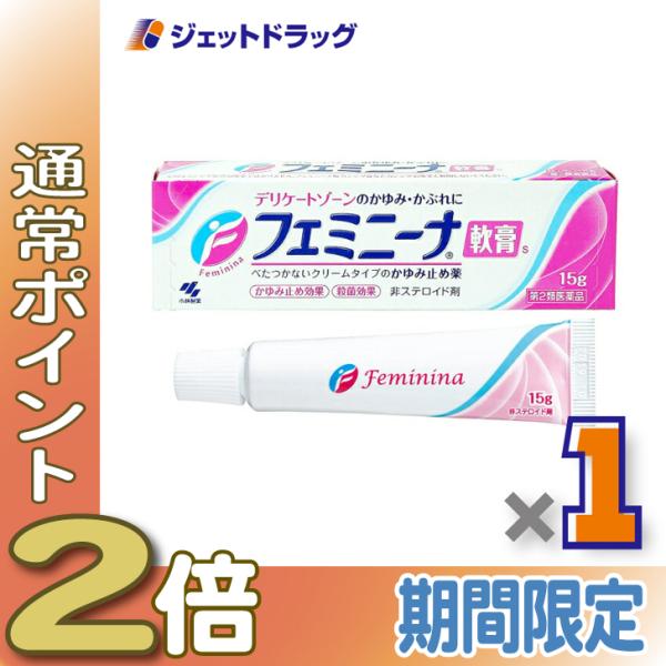 ≪5日はP2%!≫【第2類医薬品】フェミニーナ軟膏S 15g ※セルフメディケーション税制対象〔かぶ...
