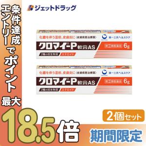 【指定第2類医薬品】クロマイ-P軟膏AS 6g ×2個 (608703)
