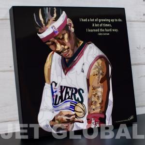 アレン・アイバーソン/ ALLEN IVERSON VER.1 / ポップアートパネル/POPARTPANEL/NBA/バスケットボール