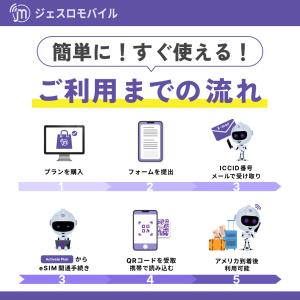 アメリカ ハワイ eSIM 7日間 データ無制...の詳細画像3