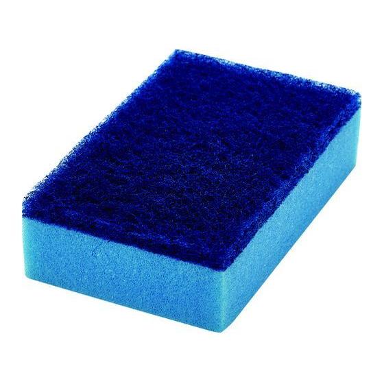 【お取り寄せ】TRUSCO ハードスポンジ ブルー HSF203-B スポンジタワシ クリーンナップ...