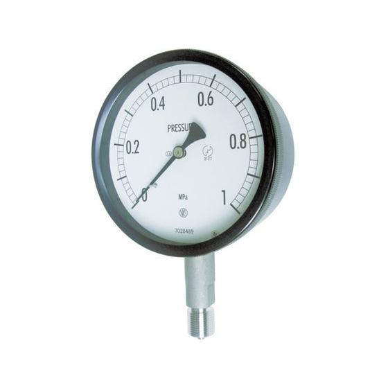 【お取り寄せ】長野 密閉形圧力計 A枠立型 Φ100 最小目盛0.002 BE10-133-0.1M...