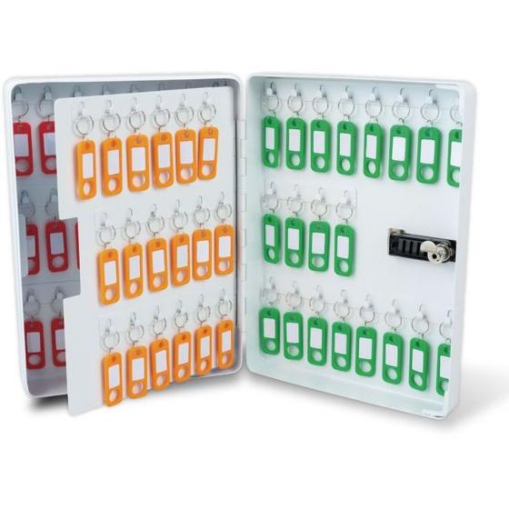 【お取り寄せ】カール事務器 キーボックス ダイヤル錠 80個吊 CKB-CD80-W 暗証番号 暗証...