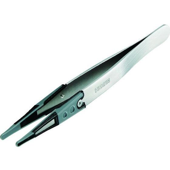 【お取り寄せ】HOZAN ESDソフトチップピンセット P-643-J ピンセット はんだ 静電気対...