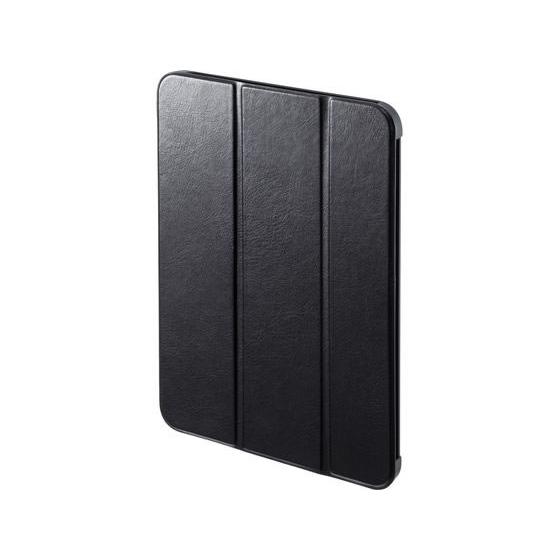 【お取り寄せ】サンワサプライ 第10世代 iPad 10.9インチ ソフトレザーケース (ブラック)