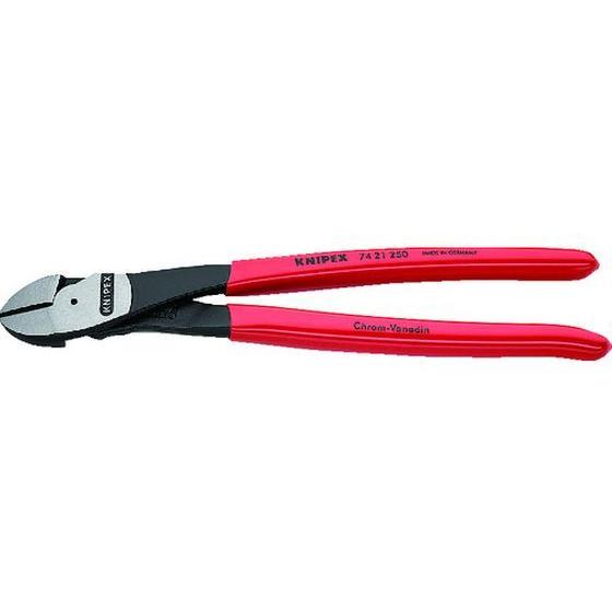 【お取り寄せ】KNIPEX 7421-250 強力型斜ニッパー(ベントタイプ) 7421-250 ニ...