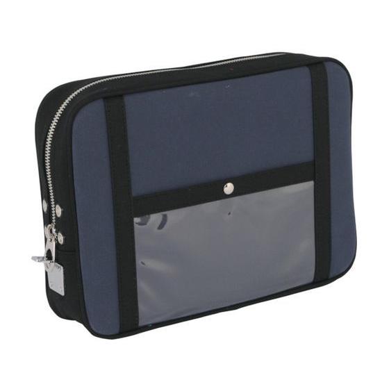 【お取り寄せ】SANEI 帆布メール用ポーチ(LL)馬蹄錠金具付 紺 PLL-U-03 ツールバッグ...