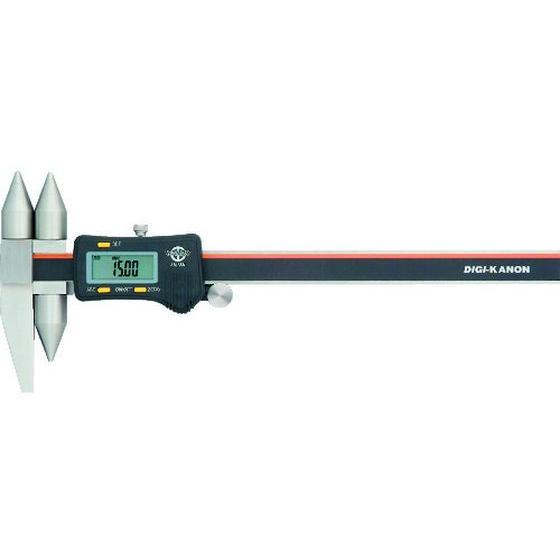 【お取り寄せ】カノン 直読式デジタル丸穴ピッチノギス150mm E-RM15J ノギス 計測 作業
