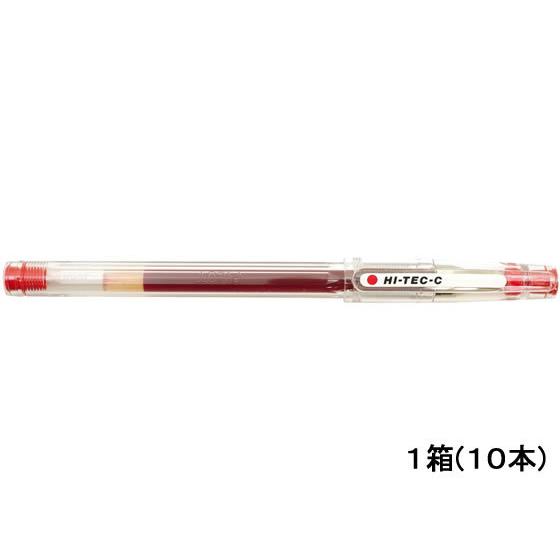 パイロット ハイテックC04 超極細0.4mm 赤 10本 LH-20C4-R 赤インク ゲルインク...