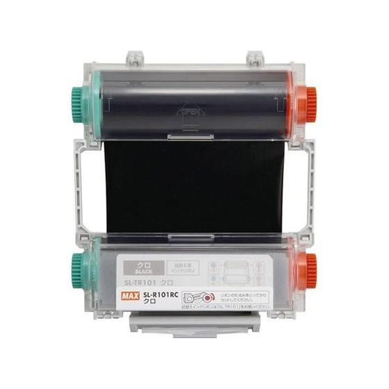 【お取り寄せ】マックス ビーポップ インクリボンカセット 100タイプ 標準色 SL-R101RCク...