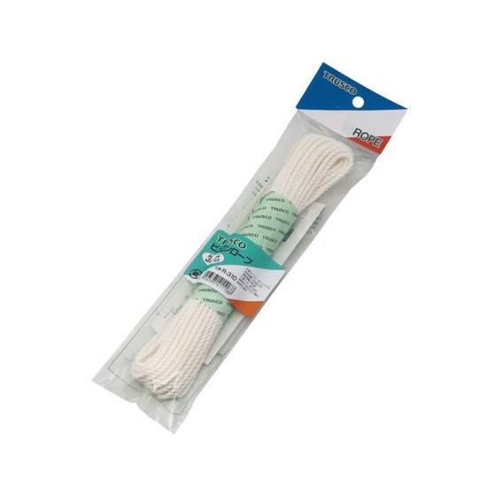 【お取り寄せ】TRUSCO ビニロンロープ 3つ打 線径6mm×長さ10m R-610 ビニロンロー...