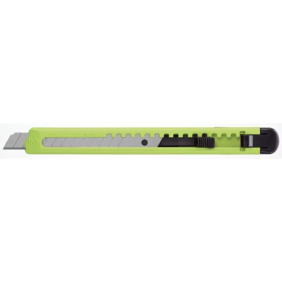 コクヨ カッターナイフ(標準型) 黄緑 HA-2YG 本体 カッターナイフ 切る 文具 事務