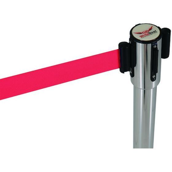 【お取り寄せ】WRITEBEST ベルトパーテーション 赤 QP33R 誘導ポール ベルトパーテーシ...