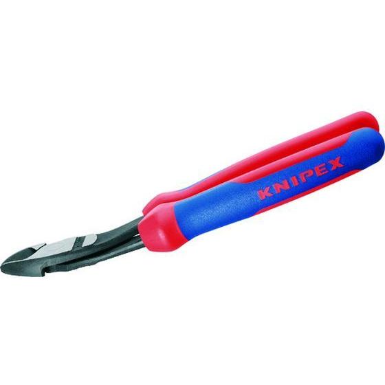 【お取り寄せ】KNIPEX 強力型ニッパー 12°オフセット型 200mm 7422-200 ニッパ...