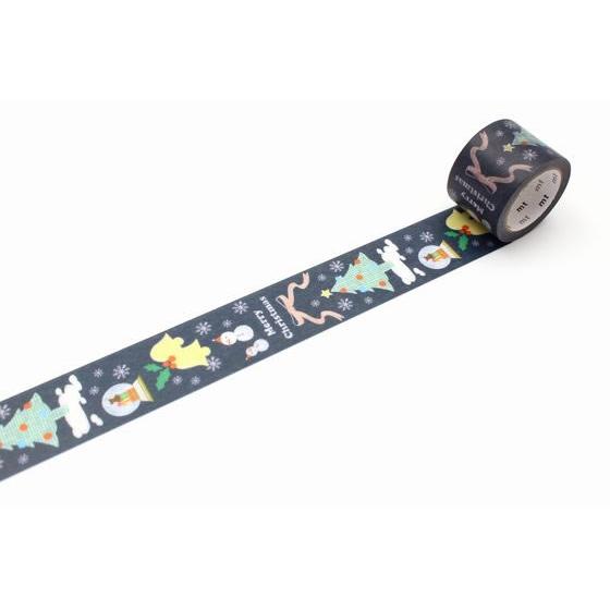 カモ井 mt クリスマス4 黒板のクリスマス MTCMAS158 デコレーション用マスキングテープ ...