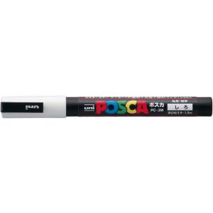 三菱鉛筆 ポスカ 細字 白 PC3M.1 白 ホ...の商品画像