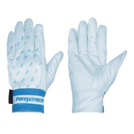 【お取り寄せ】ペンギンエース 国産クレスト甲メリ・サイズプリント 白(L) TH-544 牛革手袋 ...