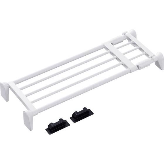 アイリスオーヤマ 超強力伸縮棚 ホワイト H-J-75R 浴室 洗面所 日用雑貨