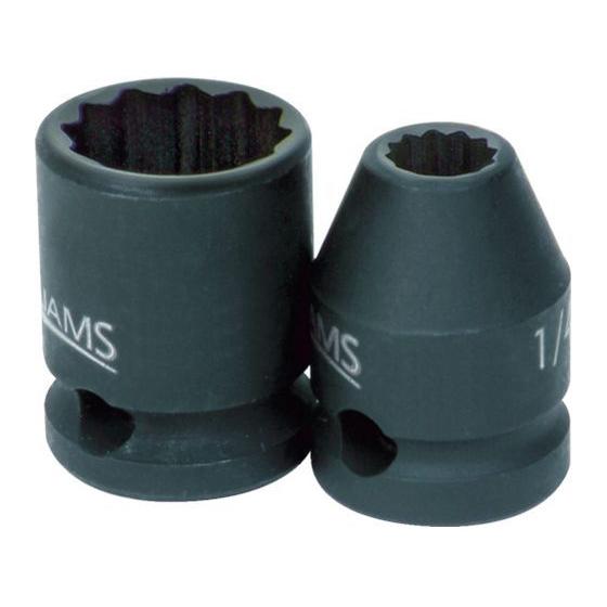 【お取り寄せ】WILLIAMS 3／8ドライブ ソケット 12角 18mm インパクト JHW366...