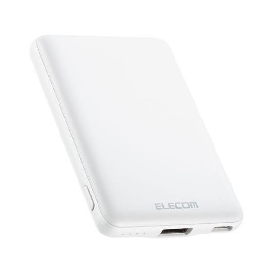 【お取り寄せ】エレコム モバイルバッテリー 5000mAh 12W DE-C37-5000WH