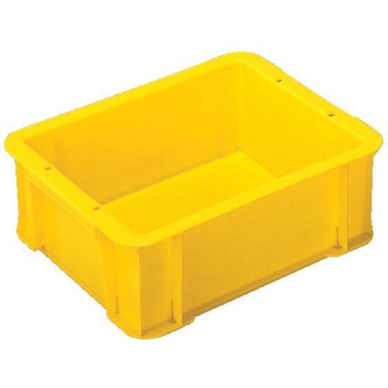 【お取り寄せ】ヒシ S型コンテナ 有効内寸310×235×109mm 黄 S-9B ボックスコンテナ...