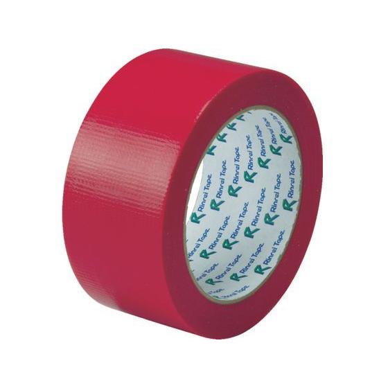 【お取り寄せ】リンレイテープ 包装用PEワリフテープ EF674 50×25 赤色 赤 養生テープ ...