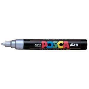 三菱鉛筆 ポスカ 中字 銀 PC5M.26 銀 ...の商品画像