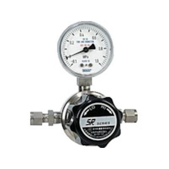 【お取り寄せ】ヤマト 高純度ガスライン用圧力調整器 SR-1LL 溶接ガスホース 調整器 カプラ 溶...