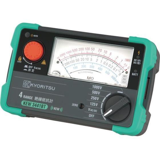 【お取り寄せ】KYORITSU Bluetooth搭載アナログ絶縁抵抗計 電気測定 測定 作業