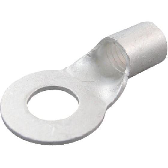 【お取り寄せ】ニチフ 裸圧着端子 R形(50P)外寸30mmスタッド径15mm R 14-14 圧着...