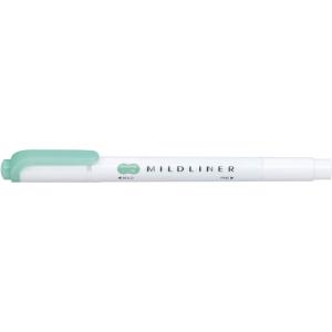 ゼブラ/マイルドライナー マイルドブルーグリーン/WKT7-MBG  緑 グリーン系 使いきりタイプ 蛍光ペン