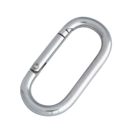 【お取り寄せ】水本 ステンレス プチカラビナ 線径10mm 長さ90mm B-155 吊具 物流 作...