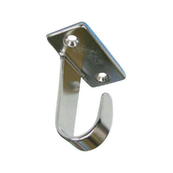 【お取り寄せ】水本 ステンレス シートフックJ型 B-2423 フック 掲示物留め 吊下げ ＰＯＰ ...