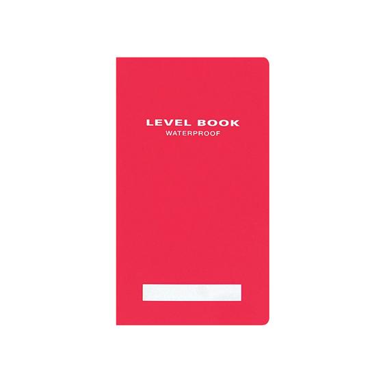 コクヨ 測量野帳(耐水・PP表紙)レベル 赤 セ-Y31R 測量野帳 用途別ノート