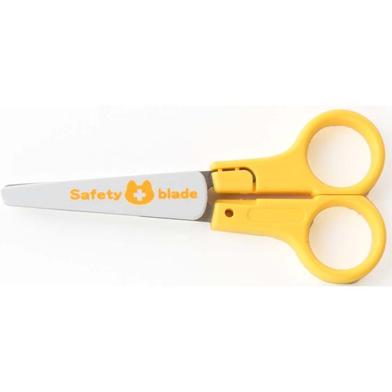 サンスター文具 安全練習はさみ 125mm 右手 イエロー 3715-620 はさみ 子供用 切る ...