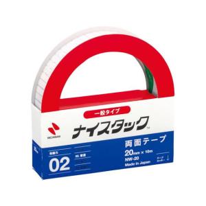 ニチバン 再生紙両面テープ ナイスタック レギュラーサイズ NW-20 一般両面テープ 両面テープ 粘着テープ 梱包