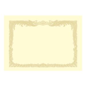 タカ印/OA賞状用紙 クリーム A4判縦書き/10-1067