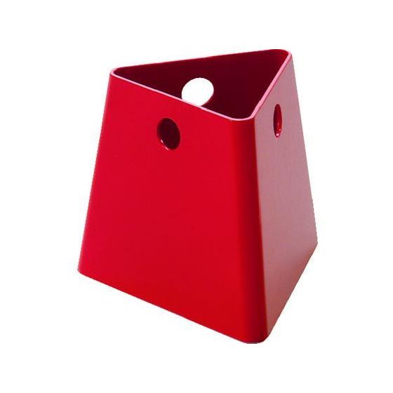 【お取り寄せ】TRUSCO 識別トリオコーン 小 赤 3PCS-R 三角コーン 区画 現場 安全 作...