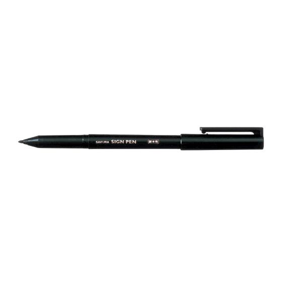 サクラクレパス サインペン 細字 黒 WK-S#49  水性ペン