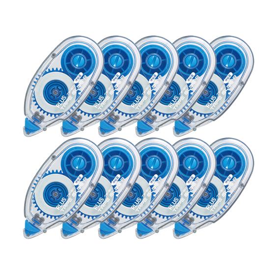 プラス テープグルーR 10個 37-397 テープのり のり 接着剤 切る 貼る 留める 文具 事...