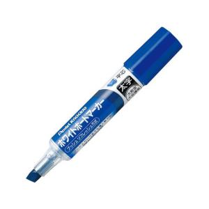 ペンテル ホワイトボードマーカー 平芯 太字 青...の商品画像