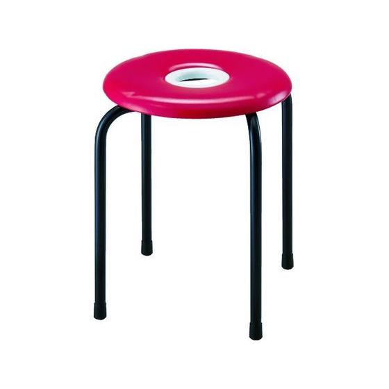 【お取り寄せ】TRUSCO ドーナツイス φ320×H420mm レッド TDNT-R スタッキング...