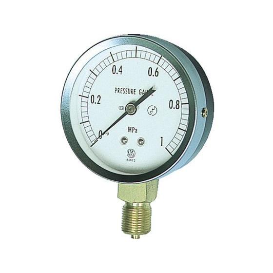 【お取り寄せ】長野 JIS汎用形圧力計(A枠) 圧力レンジ(MPa):0.0~0.10 GS51-1...