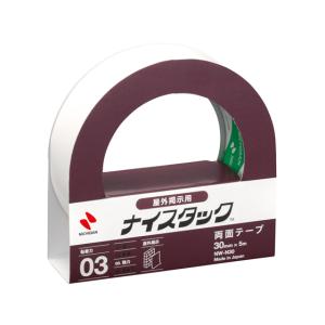 ニチバン 両面テープ 屋外掲示用 30mm×5m NW-N30 強力両面テープ 両面テープ 粘着テープ 梱包